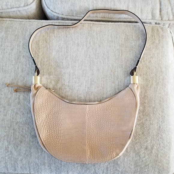 Vince Camuto Meliss Tan Color Leather Crossbody bag EUC - Picture 4 of 16